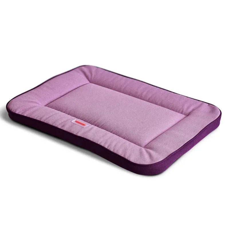 Vierseizoenen kattenbed van katoen, ademend en opvouwbaar - Comfortabel ligbed voor katten en kittens - Hebbr