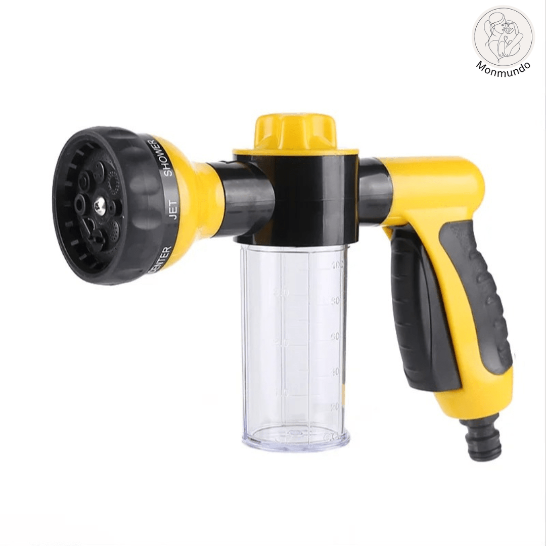 WashWoof Hondensproeikop – Ingebouwde Zeepdispenser, Ergonomisch & Duurzaam - Hebbr