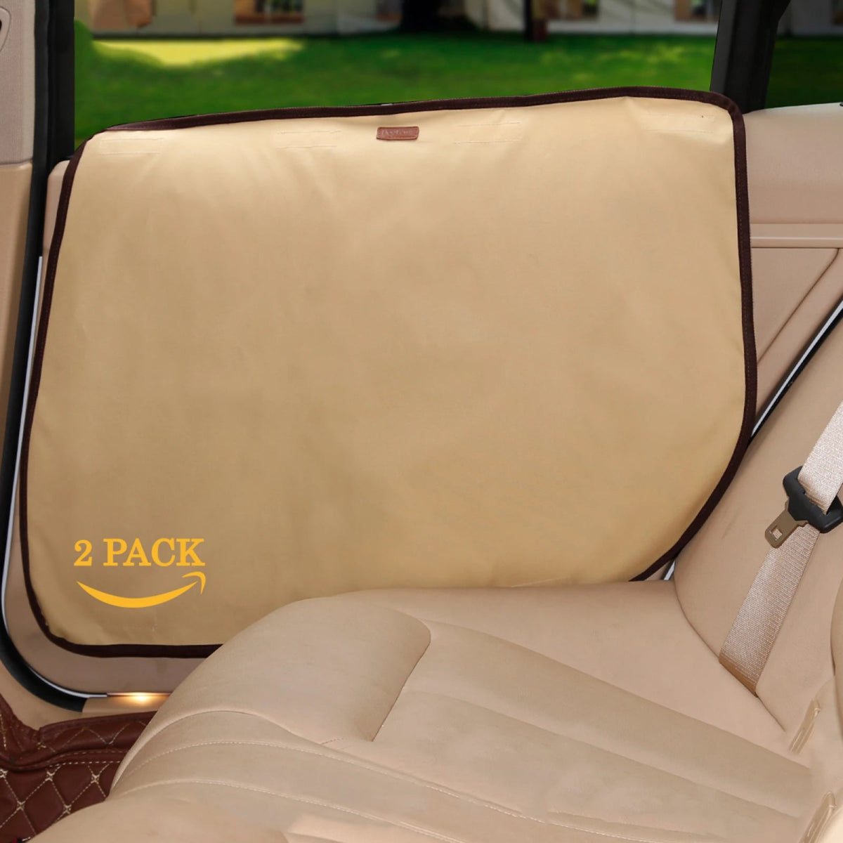 Waterdichte Honden Autodeur Beschermer 2 - Pack - Krassenbestendig en Machinewasbaar, Universele Pasvorm - Hebbr