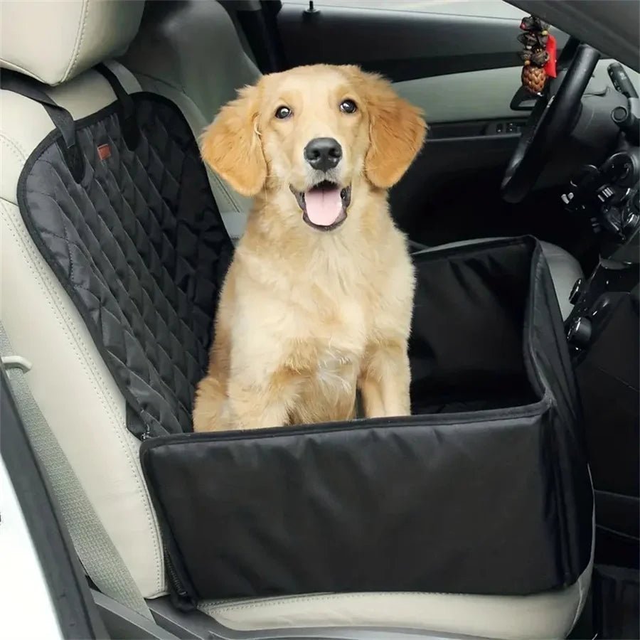 Waterdichte Honden Autostoelhoes, Gequilt, Antislip, Geschikt voor SUV's en Verhoogde Zitplaatsen - Zwart - Hebbr