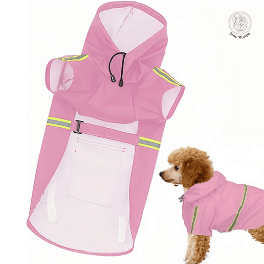 Waterdichte Honden Regenjas – Reflecterend, Comfortabel en Verstelbaar - Hebbr