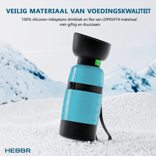 Waterfles Voedselcontainer - Hebbr