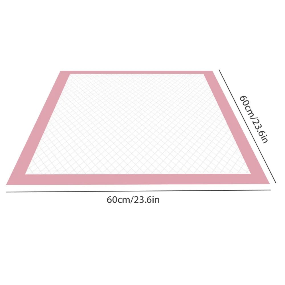 Wegwerp Hondenluiers 50 Stuks, Sneldrogend en Absorberend, Maten 60x90 cm en 60x60 cm - Hebbr