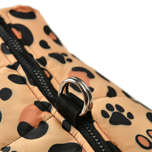 Winta Hondenjas | Waterdicht, Luipaardprint voor Kleine Honden en Katten - Hebbr