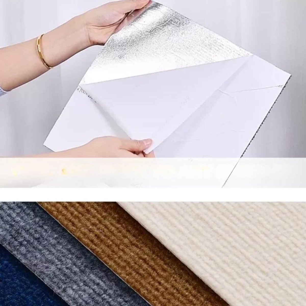 Zelfklevende Kattenmat 30x30cm – Antislip, Duurzaam, Perfect voor Krabben en Spelen - Hebbr