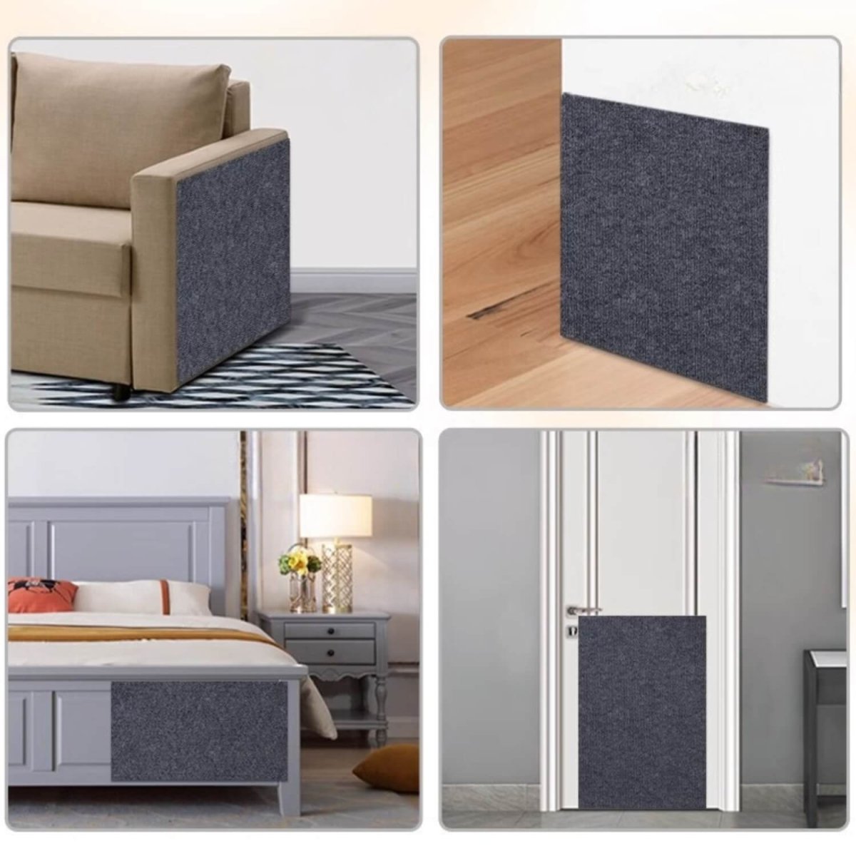 Zelfklevende Kattenmat 30x30cm – Antislip, Duurzaam, Perfect voor Krabben en Spelen - Hebbr