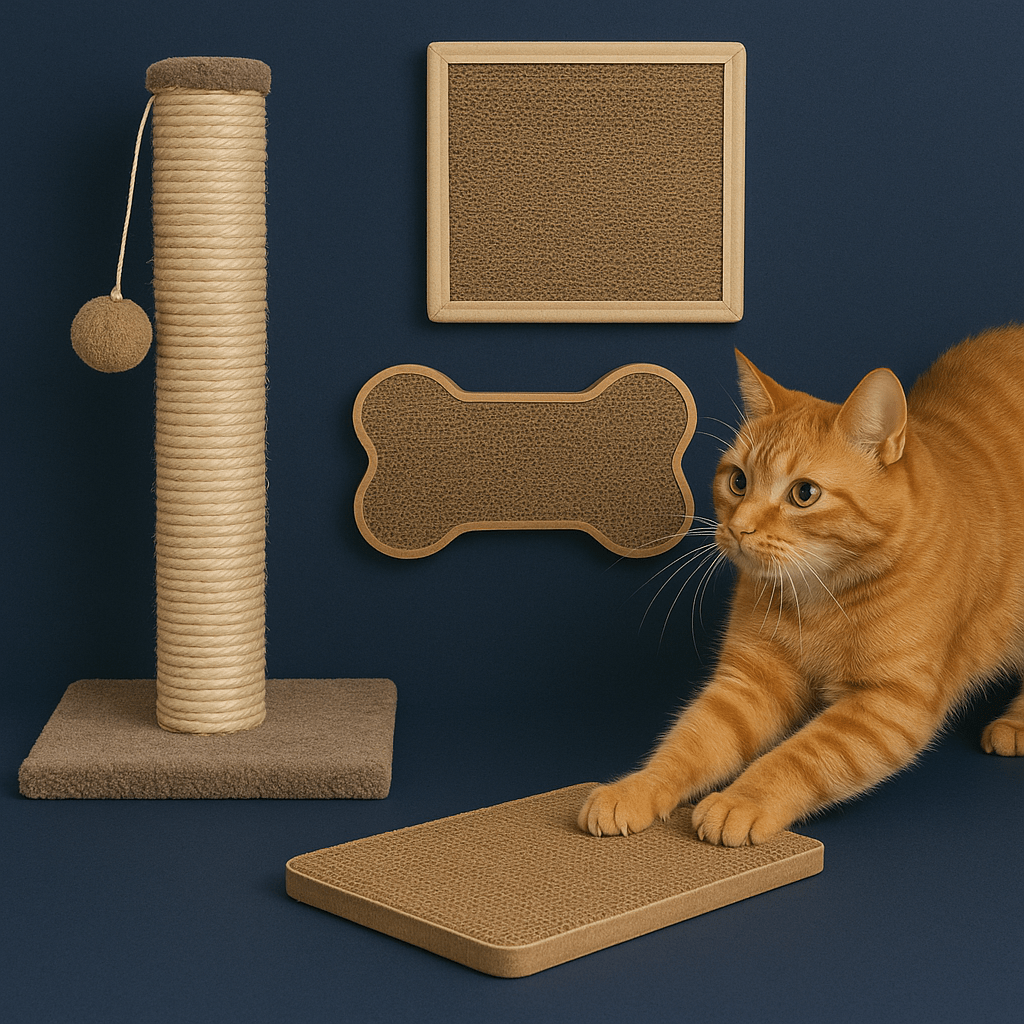 Katten krabpalen en matten - Hebbr