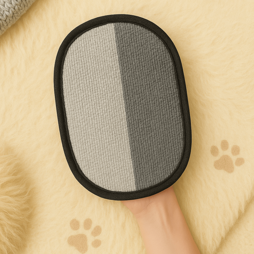 1+1 Dubbelzijdige Haarverwijderhandschoen voor Huisdieren – Herbruikbaar en Milieuvriendelijk - Hebbr