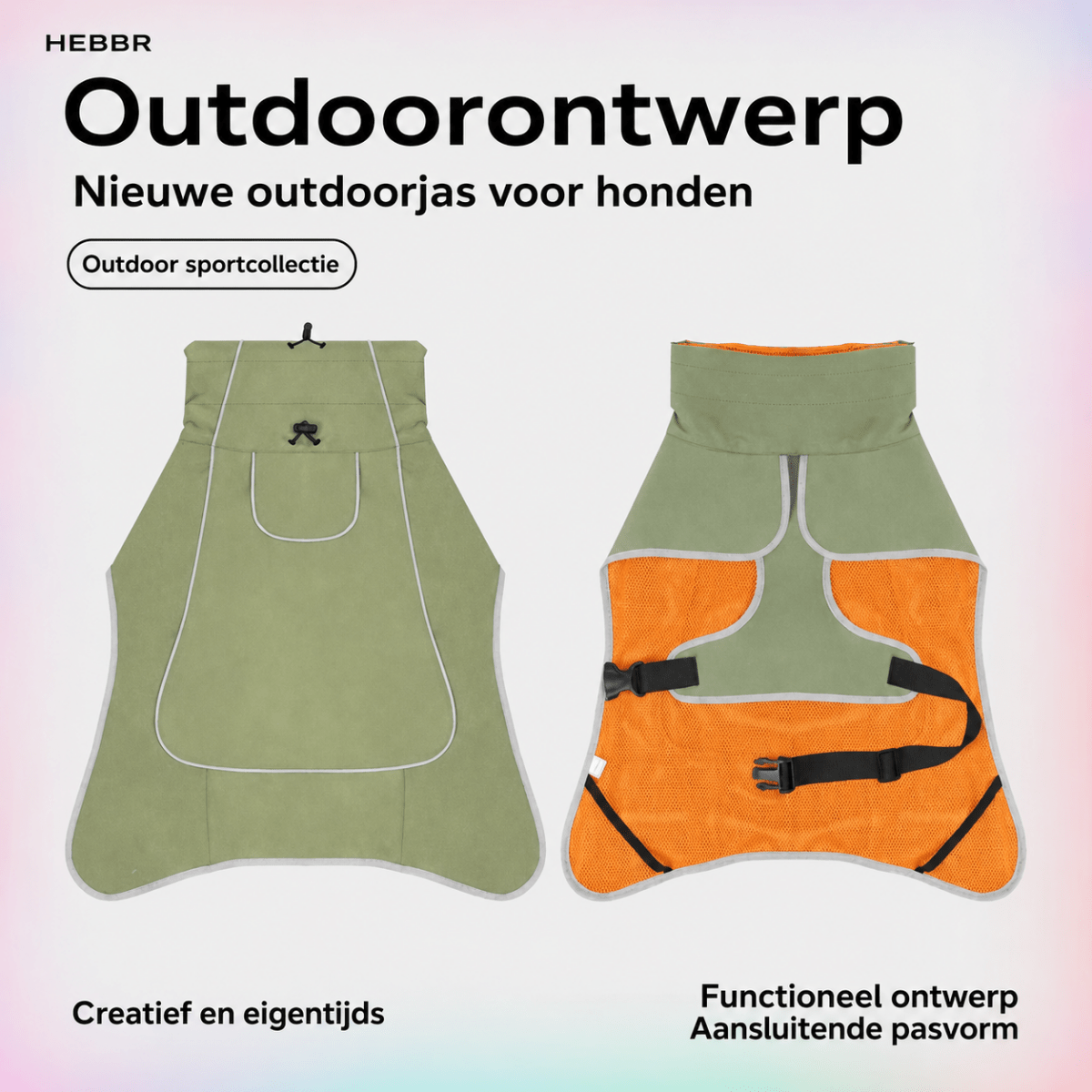 2-in-1 Hondenjas - Hebbr