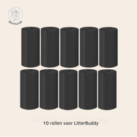 2 - in - 1 Kattenbakschep met Opvangcontainer – Hygiënisch en Tijdsbesparend - Hebbr