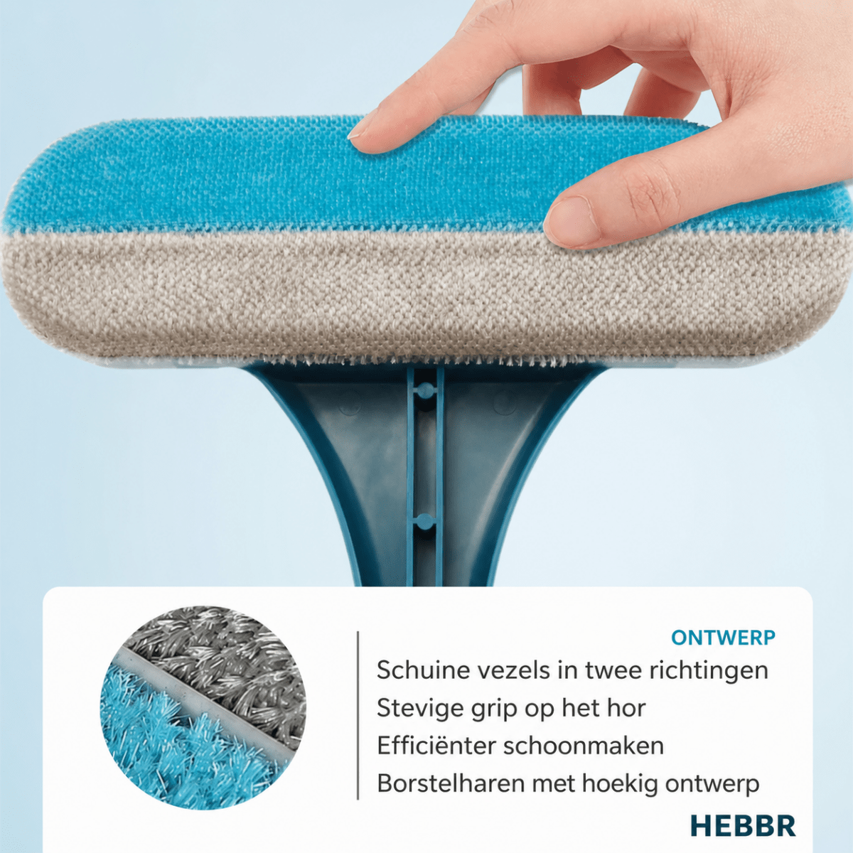 2-in-1 Multiborstel - Hebbr