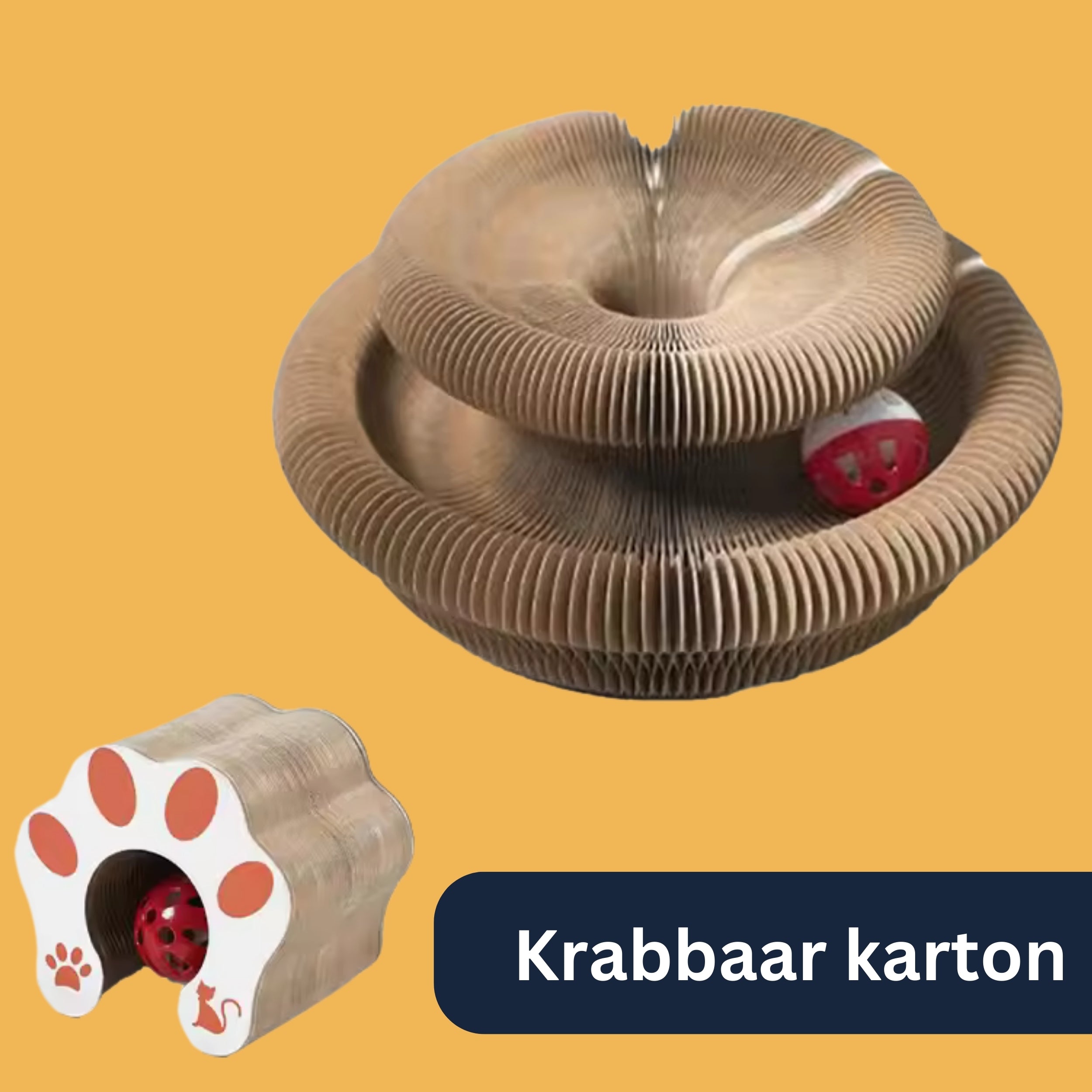 Interactieve Krul - Daag je kat uit met deze speelse krul