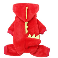 DinoPet Hondenjumpsuit | Fleece, Winterwarm voor Kleine Hondenrassen