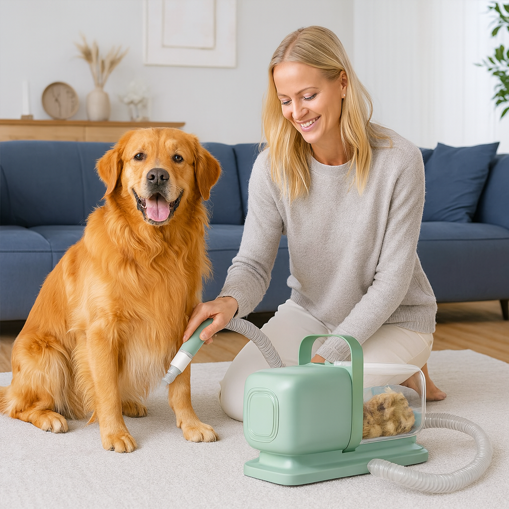 Hondentondeuse | Met Stofzuigerfunctie en Vijf Opzetstukken voor Honden