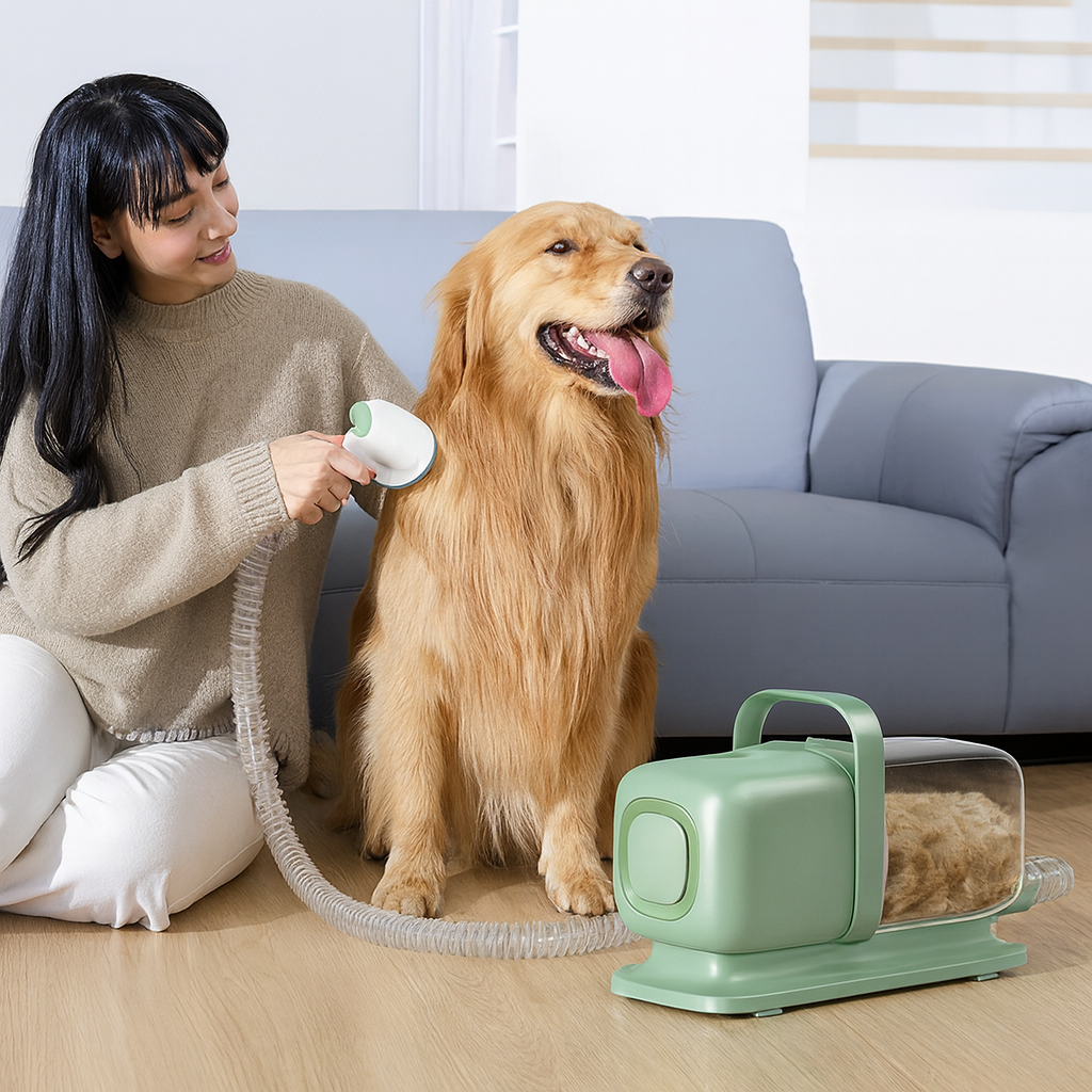 Hondentondeuse | Met Stofzuigerfunctie en Vijf Opzetstukken voor Honden