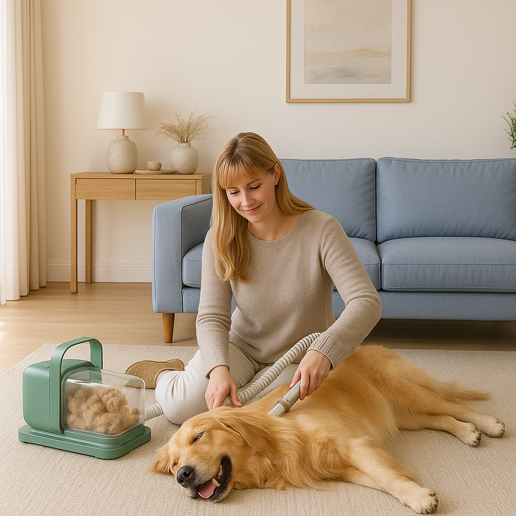 Hondentondeuse | Met Stofzuigerfunctie en Vijf Opzetstukken voor Honden