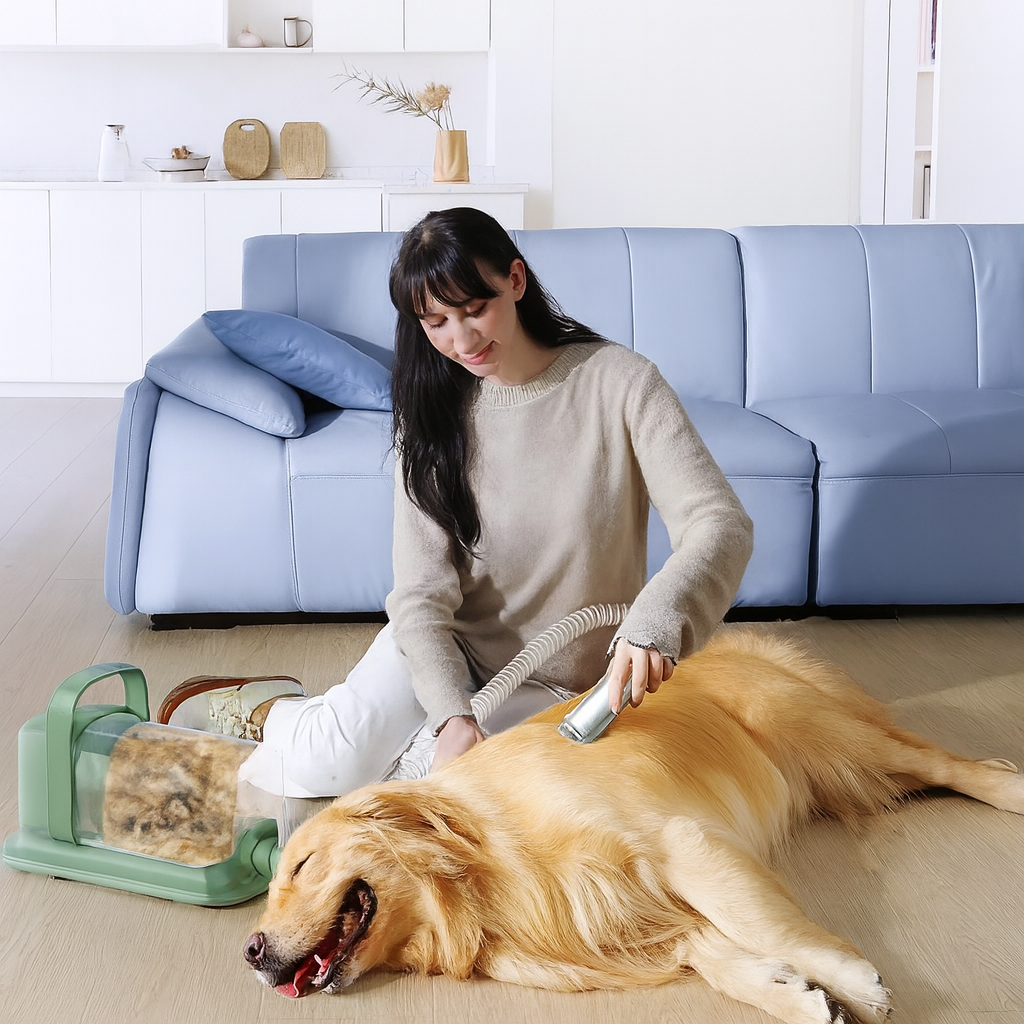 Hondentondeuse | Met Stofzuigerfunctie en Vijf Opzetstukken voor Honden