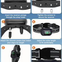Harko Trainingshalsband Hond | 1500m Bereik, IP67 Waterdicht, Oplaadbaar, 4 Trainingsmodi