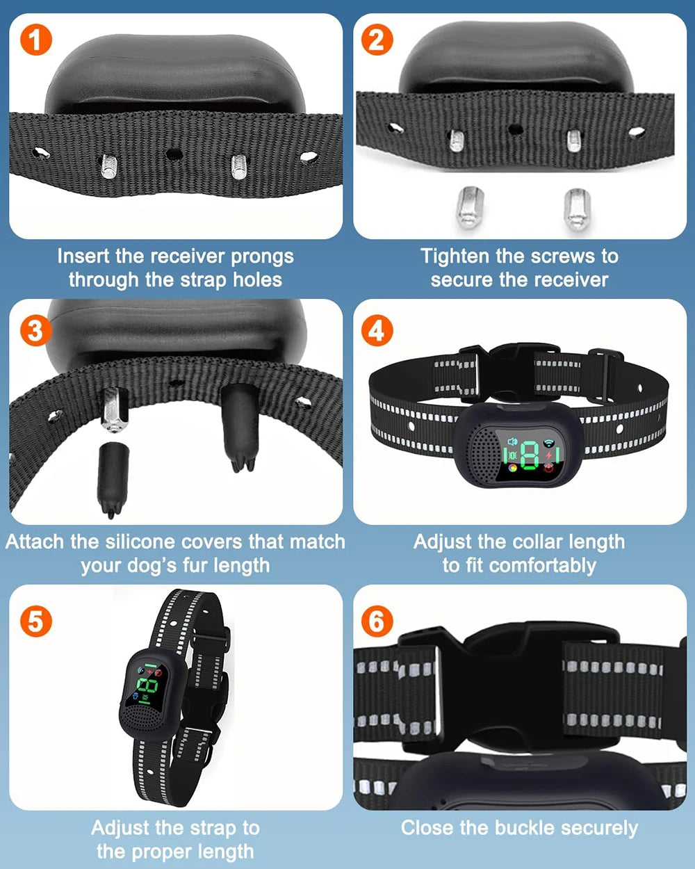 Harko Trainingshalsband Hond | 1500m Bereik, IP67 Waterdicht, Oplaadbaar, 4 Trainingsmodi