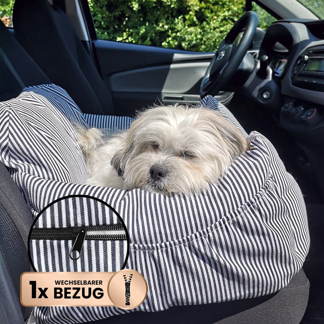 Ademend Autostoel Deksel voor Honden - Wasbaar, Inclusief riemt & Hygienische Bescherming - Hebbr