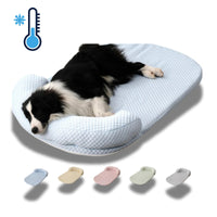 Ademend Hondenbed voor Grote Honden - Koel IJszijde met Antislip Onderkant, Machinewasbaar - Hebbr