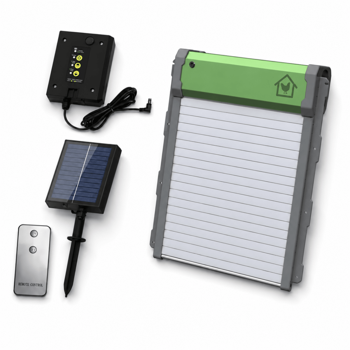 Automatisch Kippenluik | Afstandsbediening, Lichtsensor, Waterdicht - Hebbr