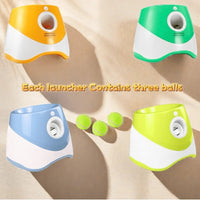 Automatische Hond Launcher met Oplaadbare Tennisbal - Interactief Speelgoed voor Honden en Katten - Hebbr