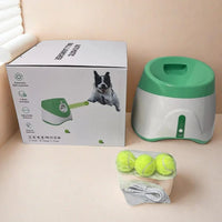 Automatische Hond Launcher met Oplaadbare Tennisbal - Interactief Speelgoed voor Honden en Katten - Hebbr