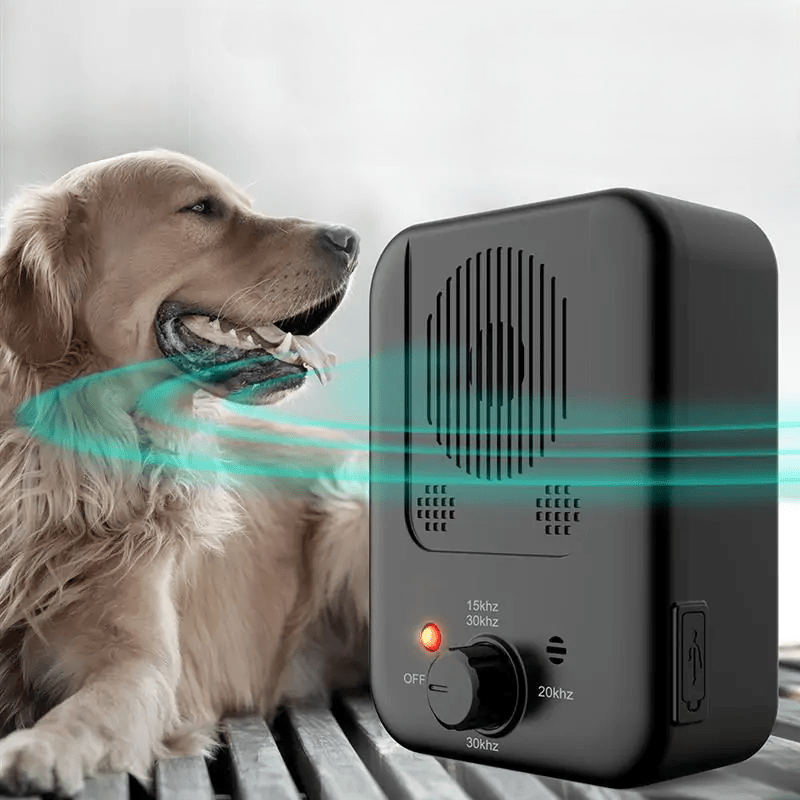 Automatische Hondenbelstopper Met Verstelbare Halsband - Herlaadbare Batterij, Waterdicht, Voor Kleine en Middelgrote Honden - Hebbr
