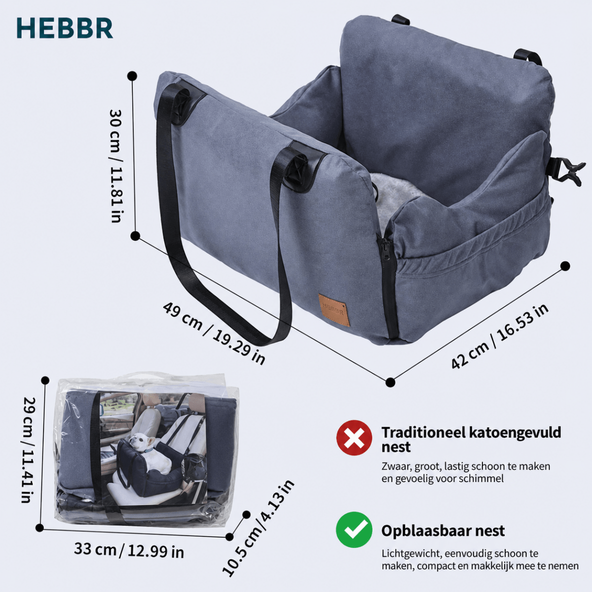 Autostoel Klein - Hebbr