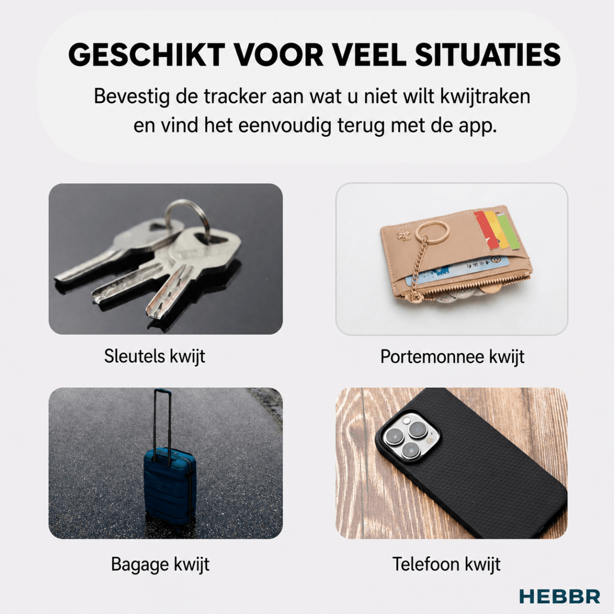 Bluetooth GPS Tracker - Hebbr