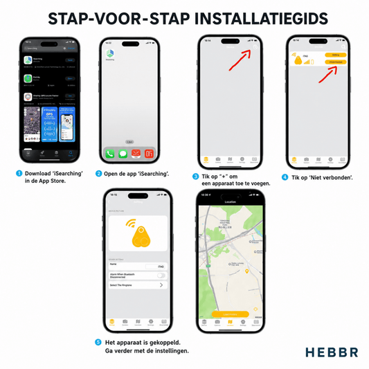Bluetooth GPS Tracker - Hebbr