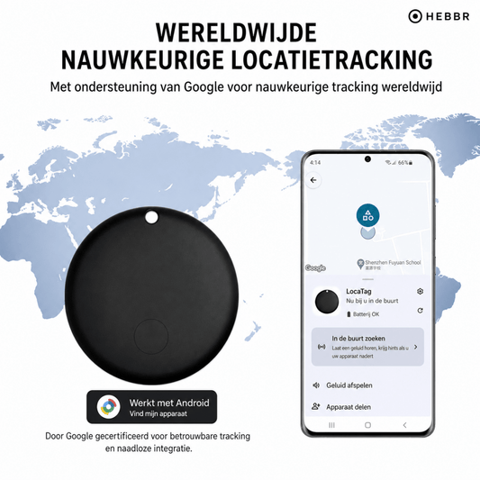 Bluetooth Tracker Halsband - Hebbr