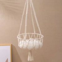 Comfortabele Hangmand voor Katten – Katoen, Lichtblauw Kussen, Verstelbaar 30 - 50 cm - Hebbr