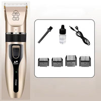 Complete Kattentondeuse Set - Stille en Veilige Tondeuse voor Alle Vachtstructuren met Oplaadkabel - Hebbr