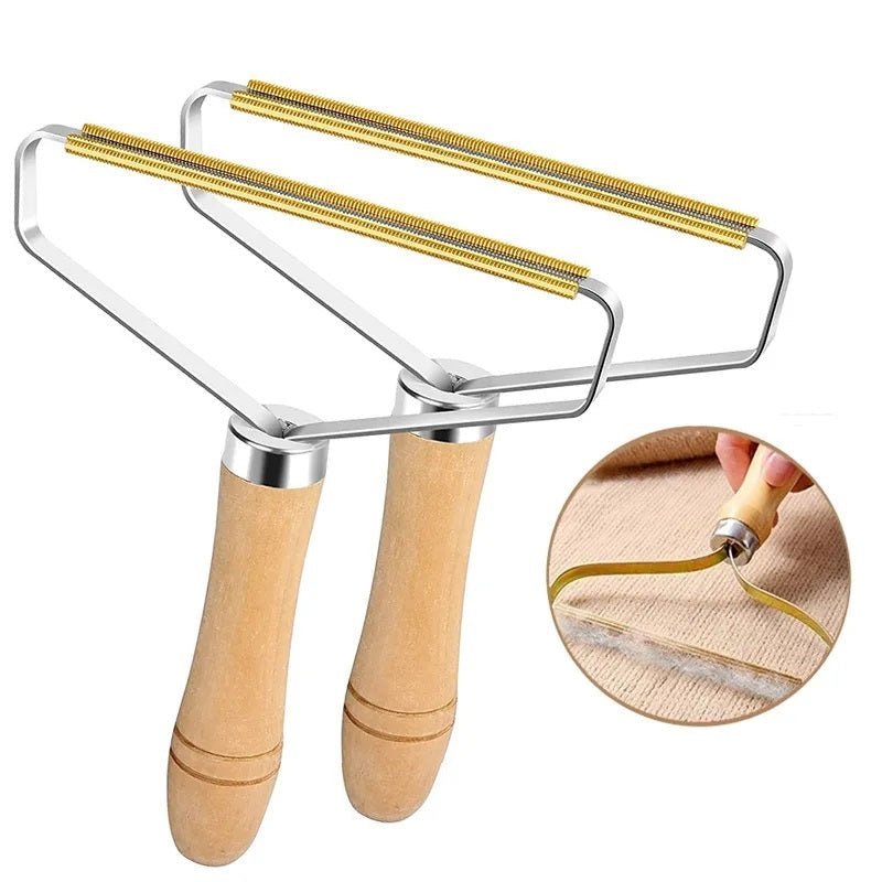 Dierenhaarverwijderaar met Houten Handvat - Efficiënt en Duurzaam voor Meubels en Kleding - Hebbr