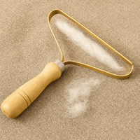 Dierenhaarverwijderaar met Houten Handvat - Efficiënt en Duurzaam voor Meubels en Kleding - Hebbr