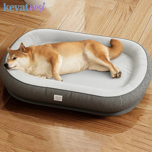 Dikke Orthopedisch Hondenbed met 3D Geheugenschuim - Comfortabel Hondenbedje voor Kleine en Middelgrote Honden - Hebbr