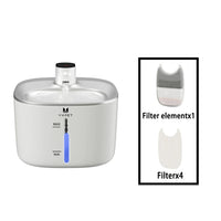 Draadloze waterfontein 4L met Bewegingssensor - Ultra Stil en Duurzaam voor Katten en Honden - Hebbr