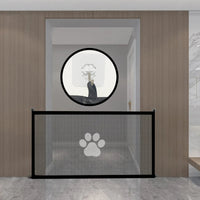 Draagbaar Opvouwbaar Hondenhek van Duurzaam Nylon Mesh - Veiligheidshek voor Honden en Katten, Maat S/L - Hebbr