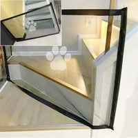 Draagbaar Opvouwbaar Hondenhek van Duurzaam Nylon Mesh - Veiligheidshek voor Honden en Katten, Maat S/L - Hebbr