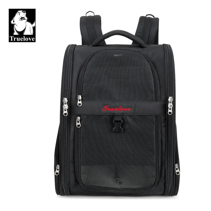 Draagbare Nylon Huisdier Rugzak voor Kleine Honden en Katten - Ademend en Comfortabel voor Reizen - Hebbr