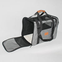 Draagbare Schoudertas Voor Huisdieren - Ademend Polyester, Opvouwbaar, Verstelbare Schouderriem, Geschikt Voor Katten Tot 5 Kg - Hebbr