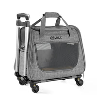 Draagbare Trolley voor Huisdieren - Lichtgewicht, Waterdicht & Ademend Gaas - Hebbr