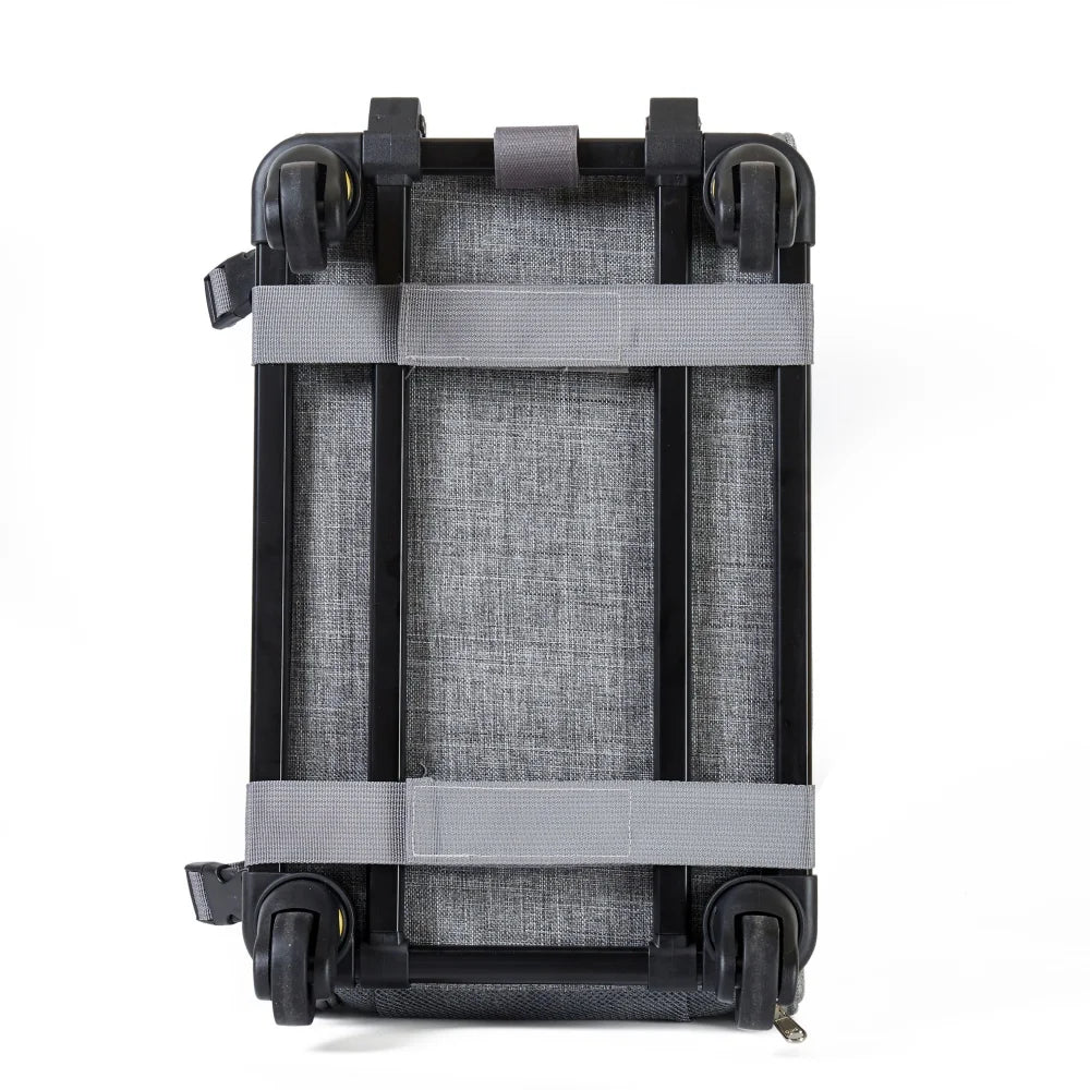 Draagbare Trolley voor Huisdieren - Lichtgewicht, Waterdicht & Ademend Gaas - Hebbr
