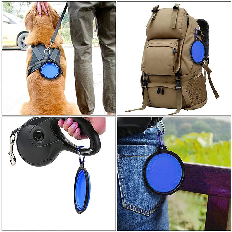 Draagbare Voerbak Hond - Compact en Lichtgewicht, Ideaal voor Honden en Katten - Hebbr