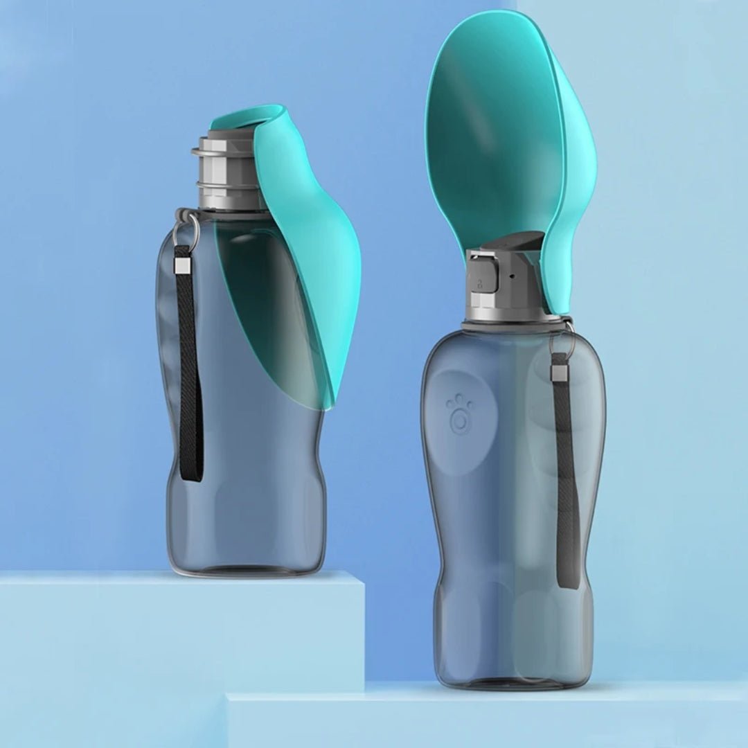 Draagbare Waterfles Voor Honden, Lekvrije Hydratatie Met Eenvoudige Knop - Compact en Veilig - Hebbr