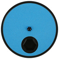 Draaibare Nagelvijl Hond en Kat 30×30×3,6 cm – Stressvrij met Voedselcompartimenten Blauw - Hebbr