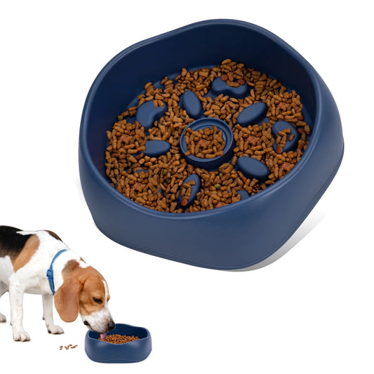 Drie - laags Voerbak voor Honden en Katten - Antiknik Ontwerp, BPA - vrij en Vaatwasmachinebestendig - Hebbr
