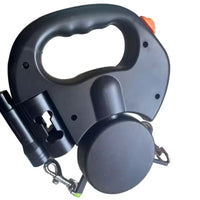 Dubbele Anti - Knoop Hondenriem voor Kleine Honden – Automatische Oprolbare 3m Riem - Hebbr